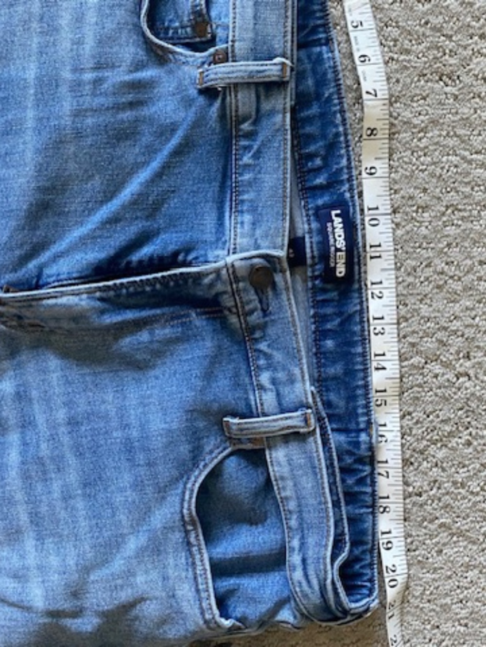 Lands End Jeans with comfort waist lightly used